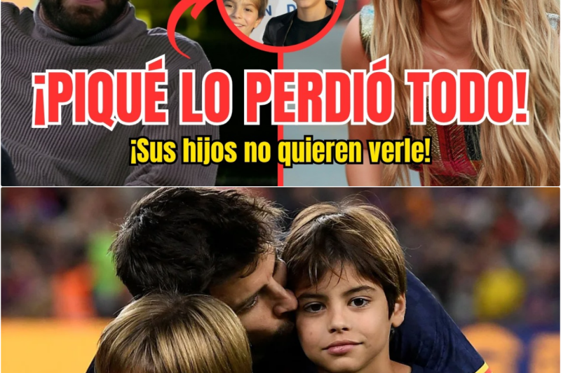 ¡ÚLTIMA HORA! El Desgarrador Ultimátum de los Hijos de Piqué: El Verdadero y Doloroso Motivo por el que se Niegan a Ver a su Padre