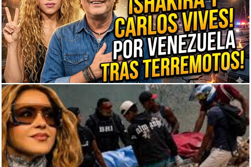 Terremotos Devastan Venezuela: Shakira, Carlos Vives y el Mundo del Deporte Lideran Histórica Misión de Rescate