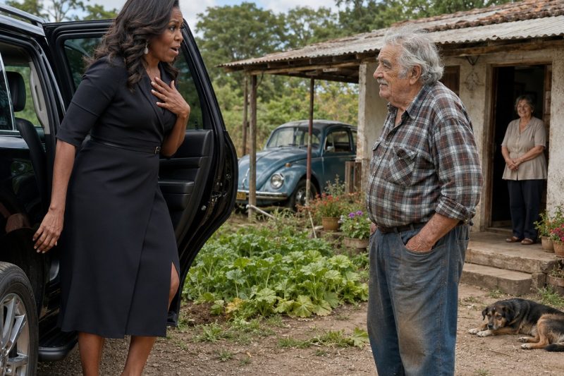 Todos creían que un expresidente debía vivir rodeado de lujo, pero su vieja casa, su perro y una confesión sobre la pobreza cambiaron para siempre la mirada de su invitada