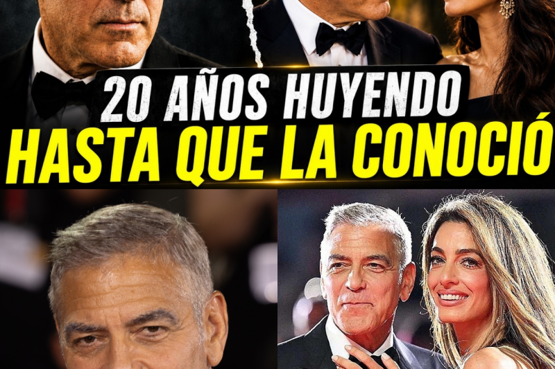 La larga huida de George Clooney: Veinte años de silencios estratégicos, el refugio de la soltería y la verdad que transformó su vida en la madurez