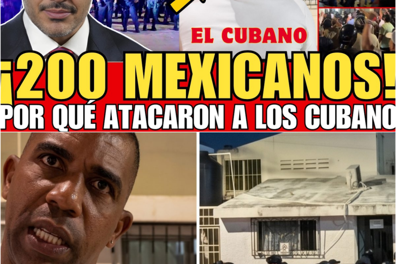 ¡CAYÓ! HARFUCH DETIENE A CUBANO QUE GOLPEÓ A MEXICANO Y CASI FUE LINCHADO EN CANCÚN