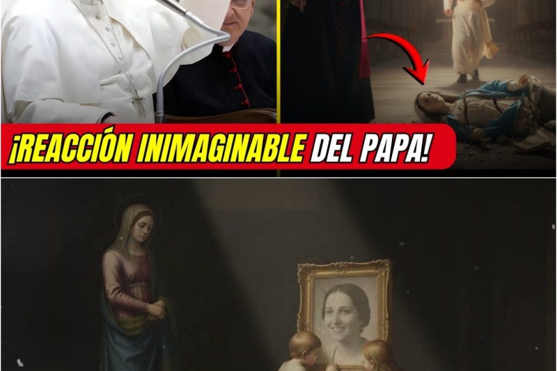 ¡Un sacerdote DESTRUYE la imagen de María y el Papa León XIV RESPONDE con algo INIMAGINABLE!