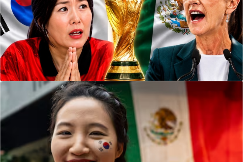Coreanos Piden un Milagro a México para el Mundial y Dejan a la Presidenta PARALIZADA