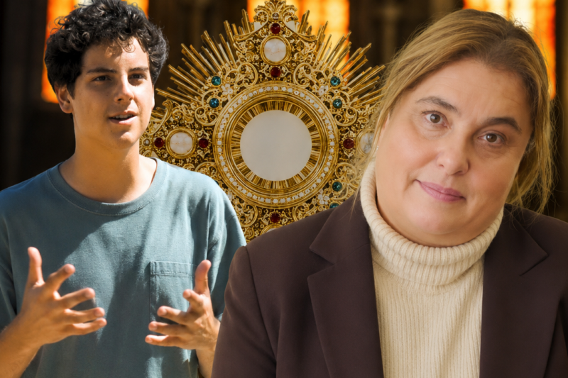 Mi hijo Carlo reveló lo que vio ante el Santísimo… y cambio el mundo