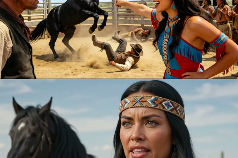Doma Al Caballo Salvaje Y TE Daré un Hijo – Dijo La Mujer Apache, Burlándose del Vaquero /Western