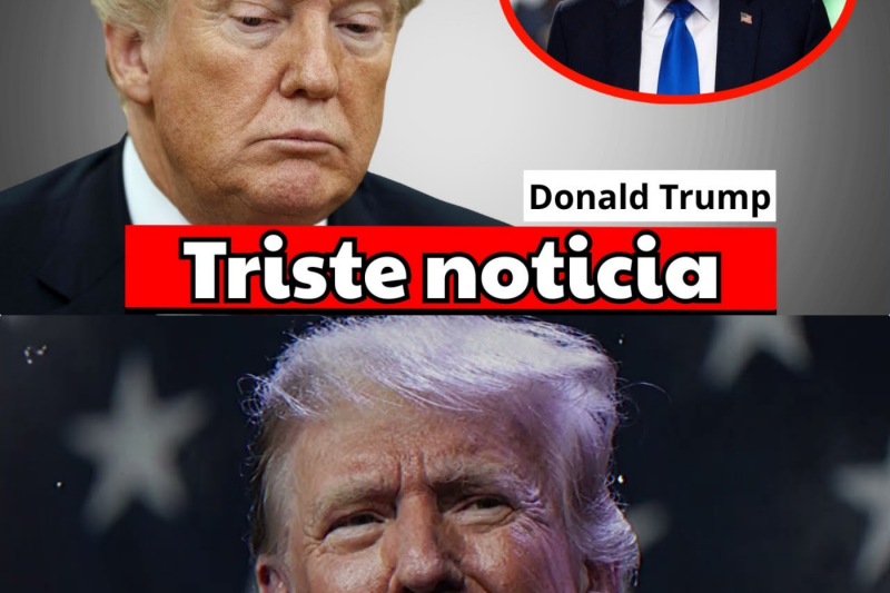 HACE 35 MINUTOS: LA TRISTE NOTICIA DE DONALD TRUMP A LOS 79 AÑOS | CONFIRMADA