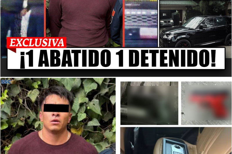 LA POLICÍA DE LA CIUDAD DE MÉXICO SE ENFRENTA A LADRONES EN LOMAS DE CHAPULTEPEC: UNO FUE ABATIDO