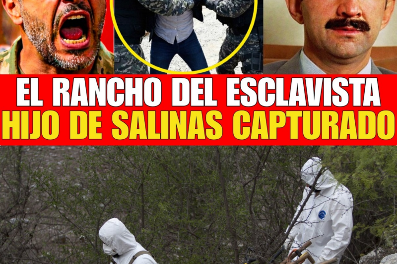 Desmantelaron el Rancho Esclavista del Hijo de Salinas | 37 Víctimas Liberadas, Droga y Fosa Común