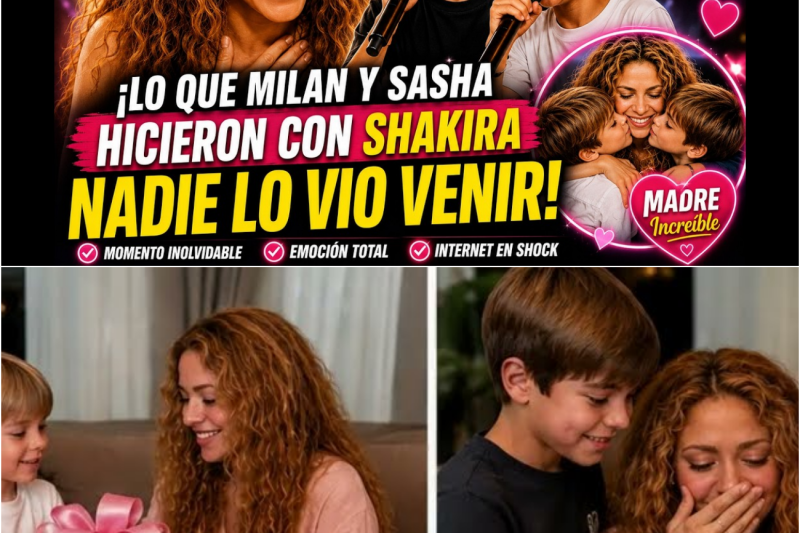 El Regalo que Rompió la Regla de Oro: La Emotiva Canción de Milan y Sasha que Quebró la Armadura de Shakira