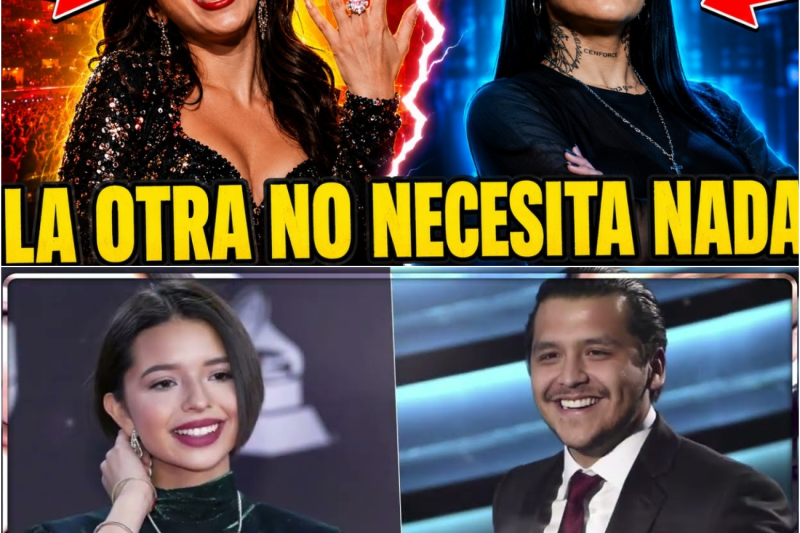 Ángela Aguilar proclama su matrimonio en concierto pero el público le recuerda a Cazzu en una noche de alta tensión
