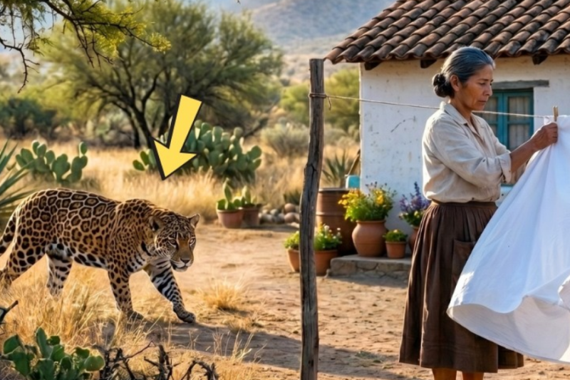 Ella Escapó por Poco de un Jaguar… Pero Nunca Imaginó lo Que Estaba Escondido Bajo Su Rancho…
