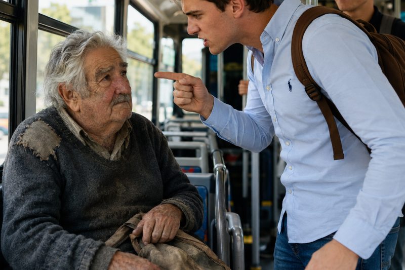 “Yo nunca saldría vestido así”, dijo burlándose de un anciano pobre, sin saber que esa frase volvería para desnudar su propia miseria interior