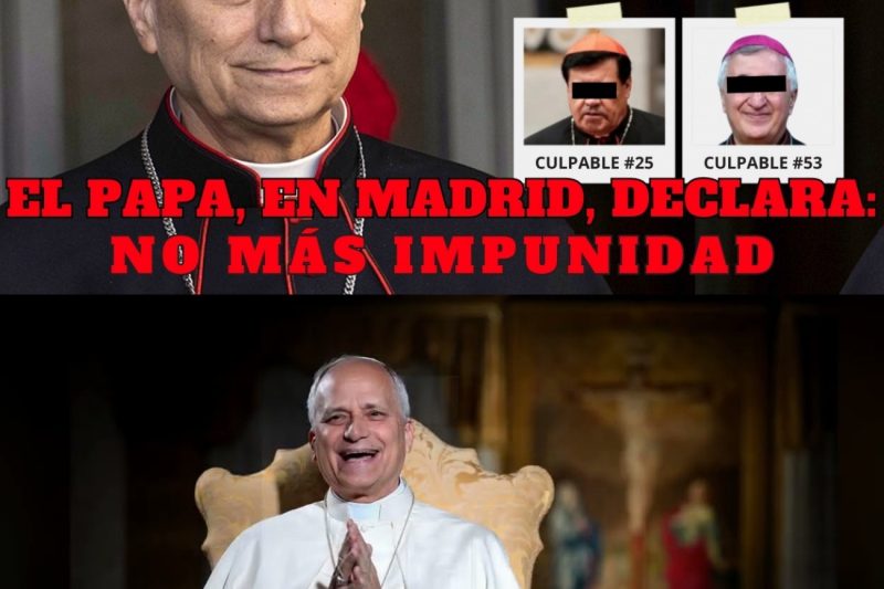 En Madrid Papa declara: acabaré con la impunidad en la Iglesia aunque deba detener a parte del clero