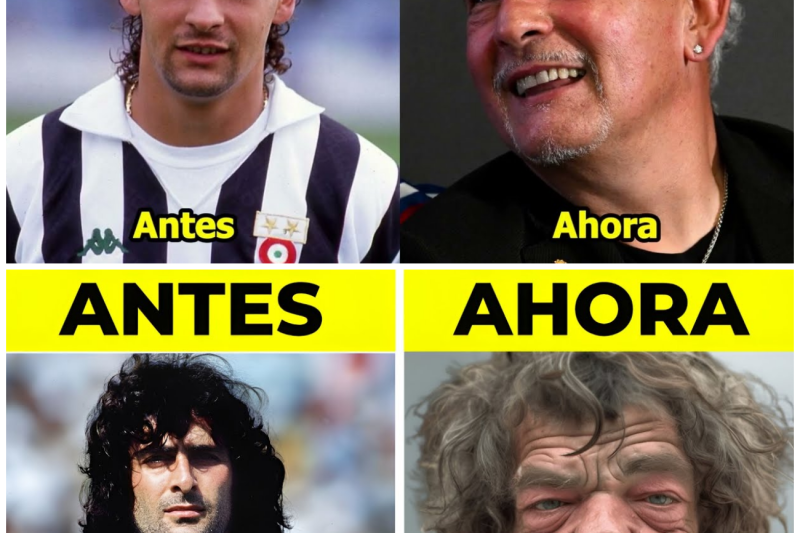50 Jugadores Legendarios del Fútbol: El Impactante Antes y Después de los Ídolos que Marcaron la Historia