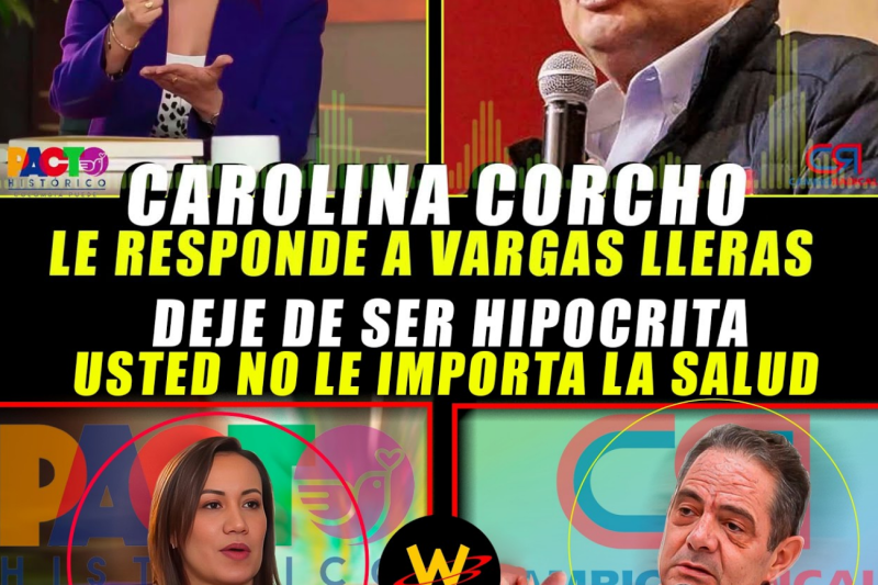 ¿Ayuda humanitaria o tráfico de influencias? El feroz choque entre Carolina Corcho y Germán Vargas Lleras por la crisis de la salud en Colombia