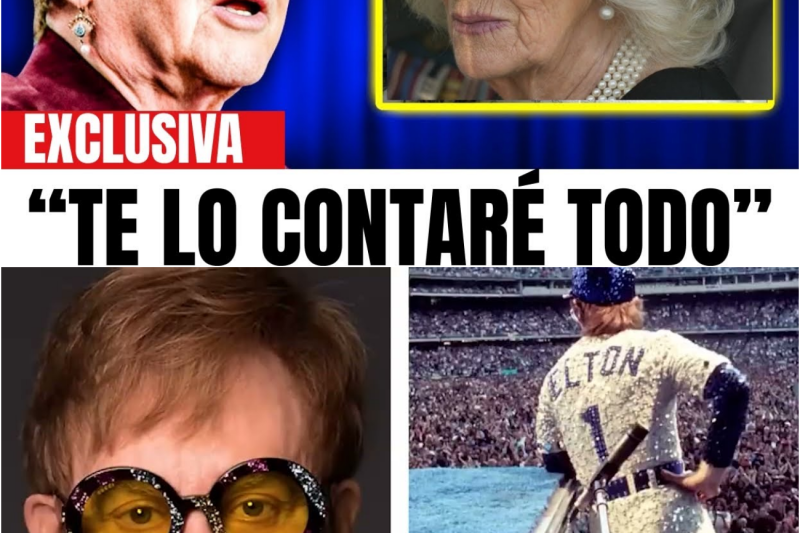 A los 78 años, Elton John FINALMENTE habla sobre Camilla y no es nada bueno