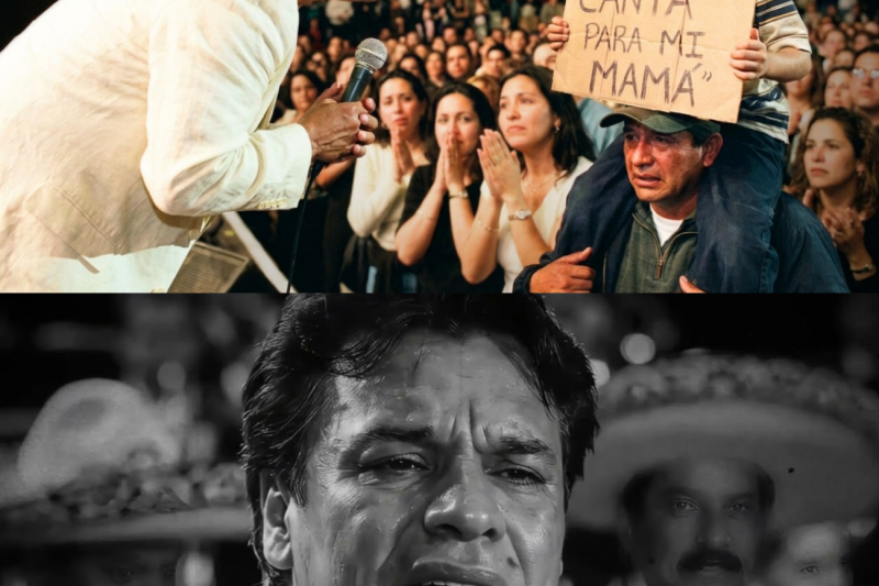 Juan Gabriel SE QUEDÓ PARADO Cuando un Niño Levantó un Cartel — Lo que Hizo Después SACUDIÓ el MSG