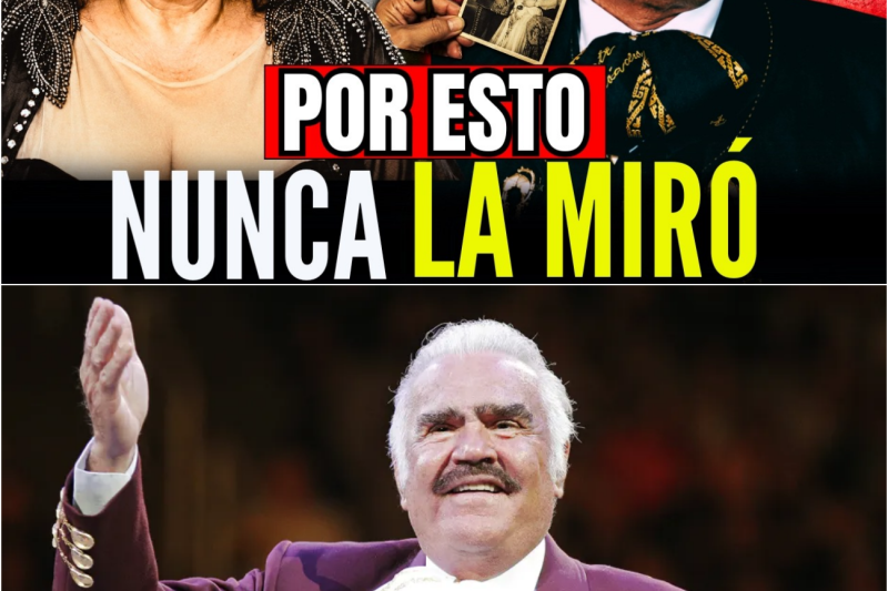 Vicente Fernández: Le Llevó una Rosa Azul y lo Llamó Papá… Él JURÓ No Conocerla