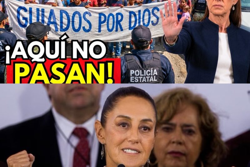 México FRENA en seco la caravana “Guiados por Dios” y SHEINBAUM les cierra el paso  tc