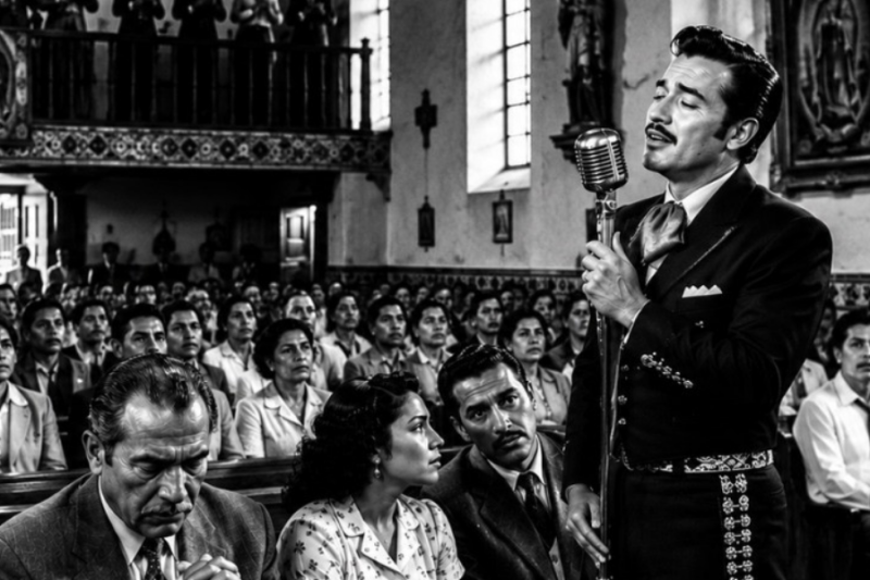 Pedro Infante Levantó la Mano Cuando El Coro De La Iglesia Perdió a Su Estrella — Lo Que Cantó Dejó