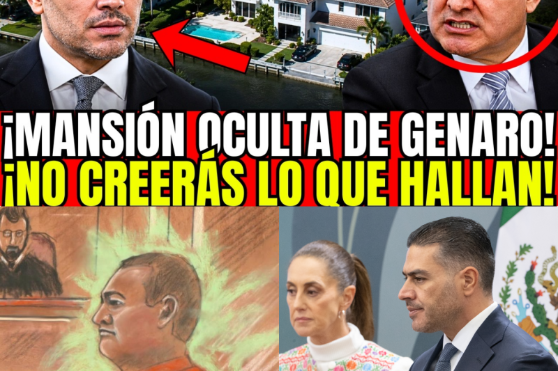 ¡HARFUCH IRRUMPE en la MANSIÓN OCULTA de GENARO GARCÍA LUNA EN MIAMI; 89 MILLONES en CUENTAS!