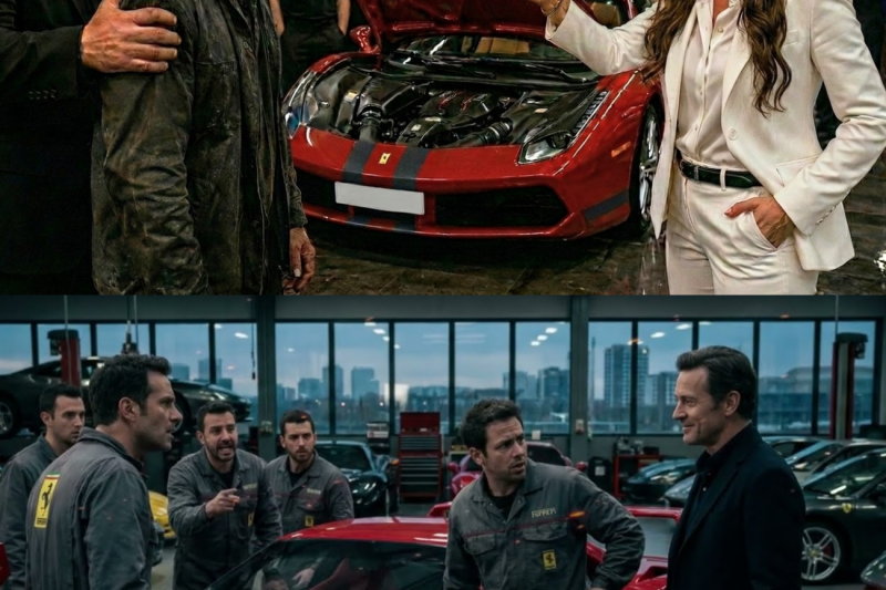 101 Mecánicos Fallaron con el Ferrari de la CEO — Entonces Llegó un Padre Soltero y lo Arregló