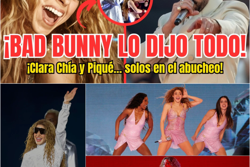 ¡Tensión en directo! Bad Bunny fustiga a Piqué en pleno concierto y provoca el abucheo unánime del público mientras el exfutbolista huye del estadio