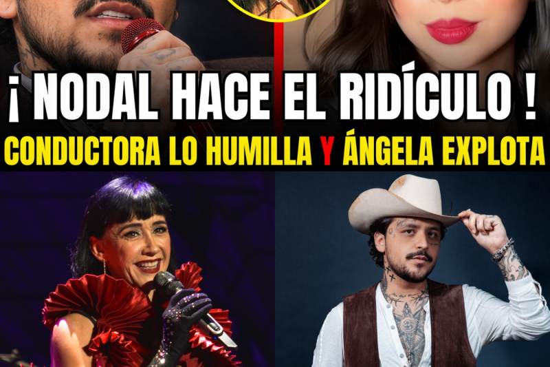 ¡Escándalo Total! Nodal Humillado en Público, el Vocero de Ángela Expuesto y la Amenaza de Emiliano Aguilar