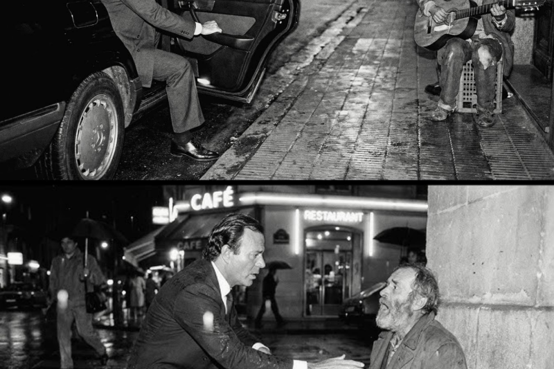 Julio Iglesias vio a un mendigo cantando su canción; lo que hizo a continuación se convirtió en leyenda.