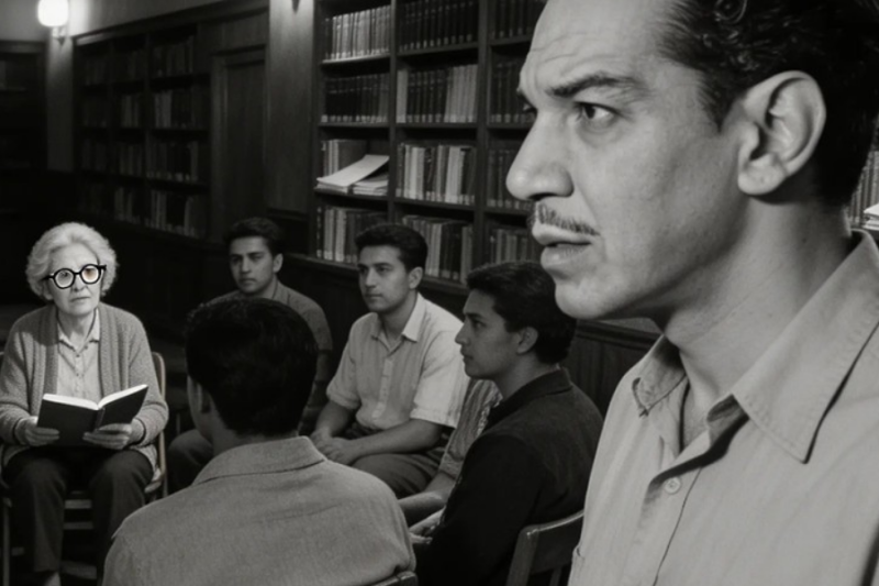 Maestra de 62 enseñaba gratis cada sábado por la noche—Cantinflas supo por qué lo hacía y se QUEBRÓ