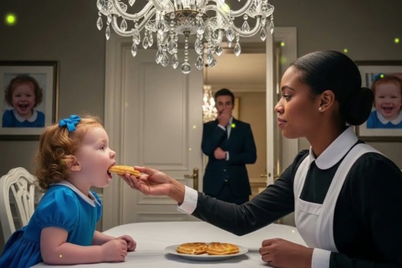 La hija del millonario estuvo 14 días sin comer… hasta que una empleada humilde cambió todo