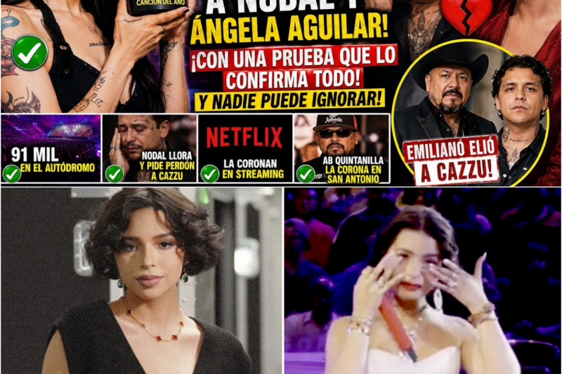 CAZZU APLASTA A NODAL Y ÁNGELA AGUILAR: LAS PRUEBAS INNEGABLES DEL DERRUMBE QUE SACUDE AL ESPECTÁCULO