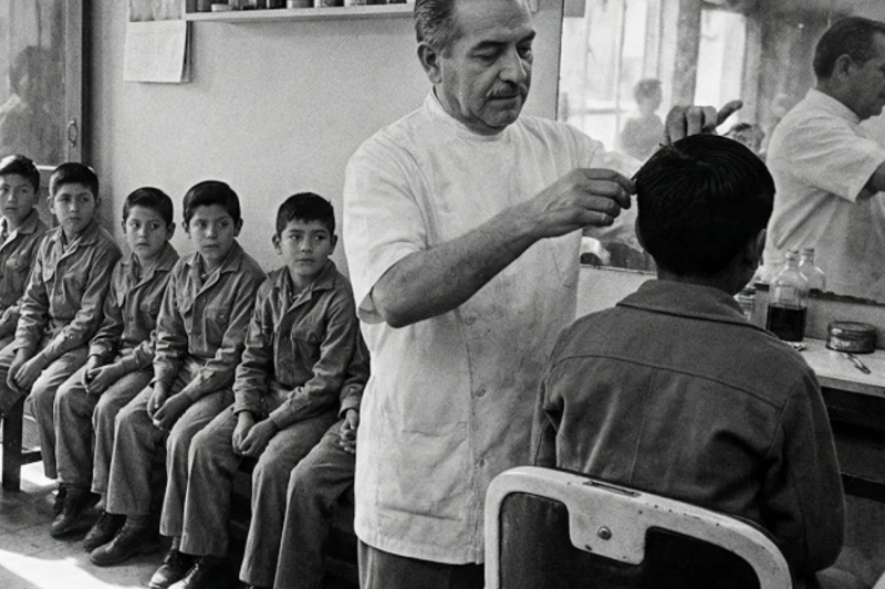 Cantinflas vio barbero cortando GRATIS a huérfanos cada semana—cuando preguntó por qué lo DESTRUYÓ