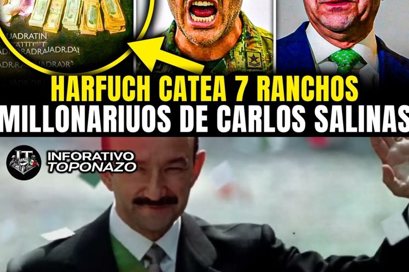 HARFUCH CATEA 7 RANCHOS LUJOSOS de CARLOS SALINAS y DESTAPA CASO de 1987 l