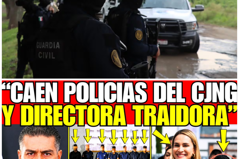 ¡HARFUCH ARRESTA a DIRECTORA de POLICIA y 8 POLICIAS TRAIDORES en MICHOACÁN; JALABAN para el CJNG!