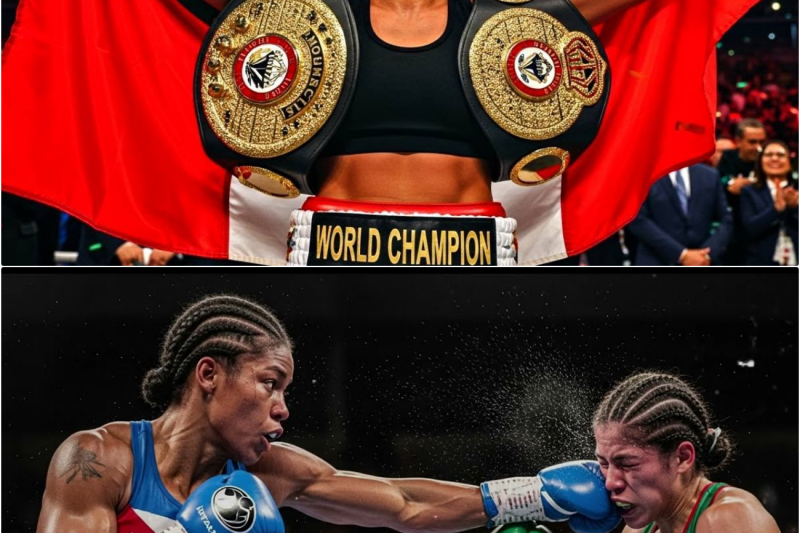 Jamás perderé con una mexicana,gritó la boxeadora cubana… y la joven mexicana la dejó KO en 2º round