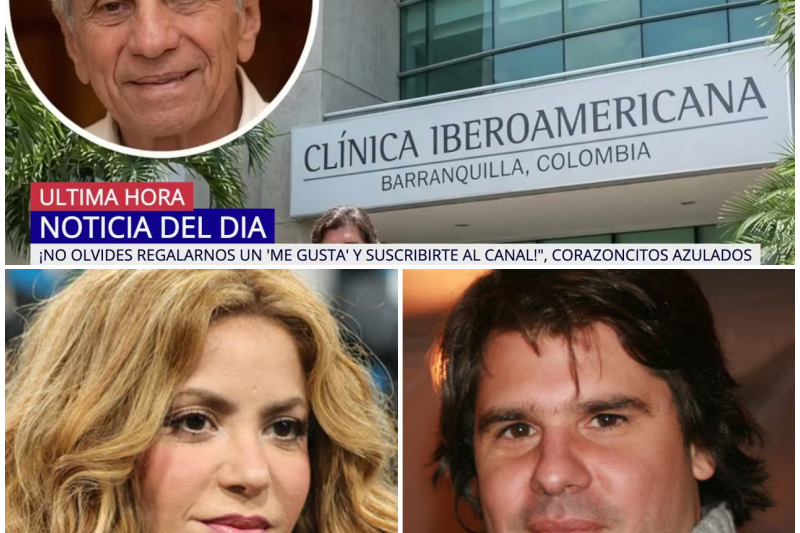 El Drama Oculto Detrás del Récord: El Estado Crítico del Padre de Shakira y el Inesperado Viaje de Antonio de la Rúa a Colombia