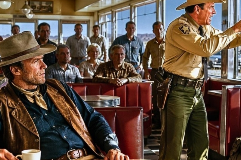 Sheriff HUMILLA a Veterano Sin Saber Que Clint Eastwood Lo Estaba Viendo