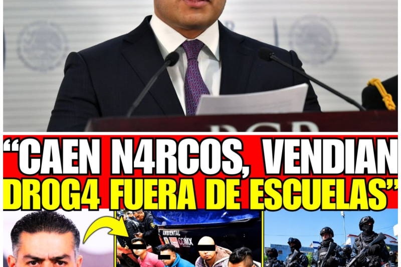 ¡HARFUCH CAPTURA a BANDA de N4RC0S AFUERA de UNA ESCUELA en CDMX; HARFUCH LOS REVENTÓ!