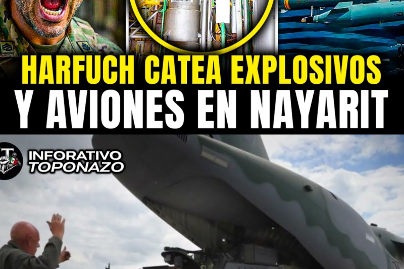 HARFUCH DECOMISA FABRICA con EXPLOSIVOS y AVIONES BLINDADOS en NAYARIT
