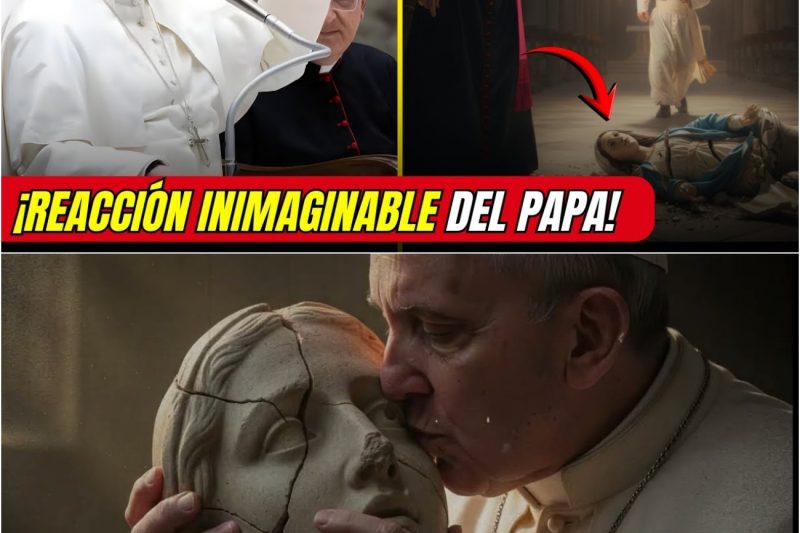 ¡Un sacerdote DESTRUYE la imagen de María y el Papa León XIV RESPONDE con algo INIMAGINABLE!