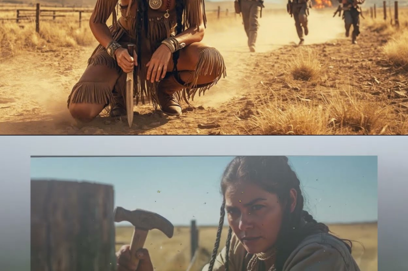 Creyeron que era una mujer indefensa… hasta que la viuda comanche empezó a cazarlos.