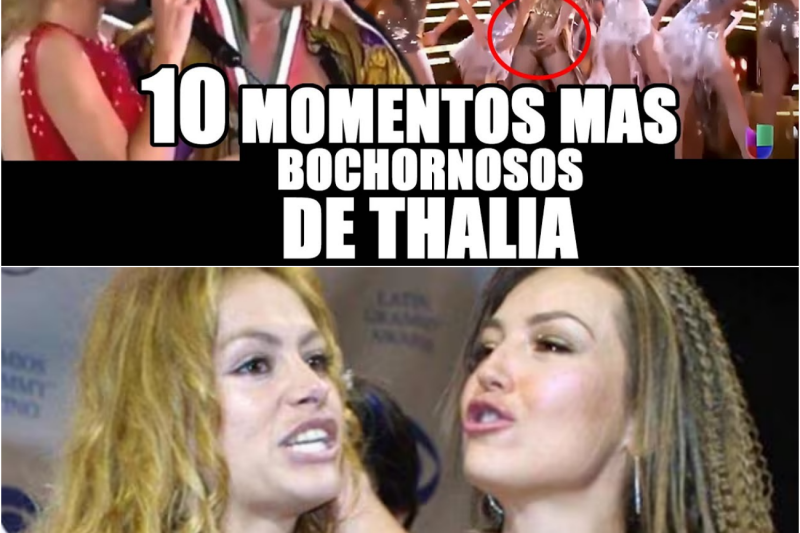 Top 10 Momentos que Dejaron Ridiculizada a Thalía: Entre Escándalos, Errores en Vivo y Humillaciones Televisivas