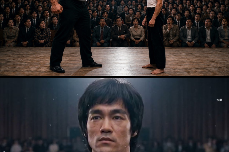 Matón de 210kg Intentó Humillar a Bruce Lee — No Sabía Que Era Bruce — 5 Segundos Después, Brutal