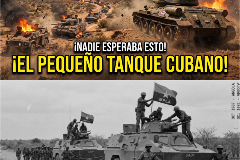 El ‘Pequeño’ Tanque Cubano Que Destruyó Columnas Blindadas Sudafricanas en Angola