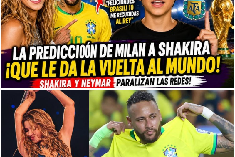 La predicción de Milan que sacudió al mundo y el mensaje de Shakira a Neymar que paralizó las redes en pleno Mundial