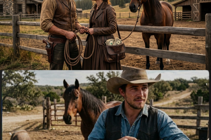 Ella regresó para devolverle el caballo que él le había prestado a su padre. Él le dijo: “Quédate con el caballo”.