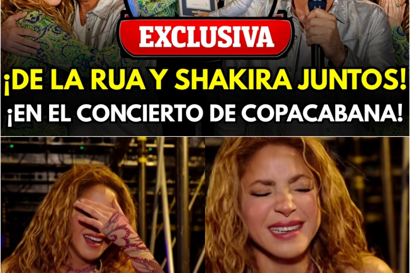 ¡El Reencuentro del Siglo! Shakira y Antonio de la Rúa Paralizan Copacabana con un Anuncio Histórico que Hizo Llorar al Mundo