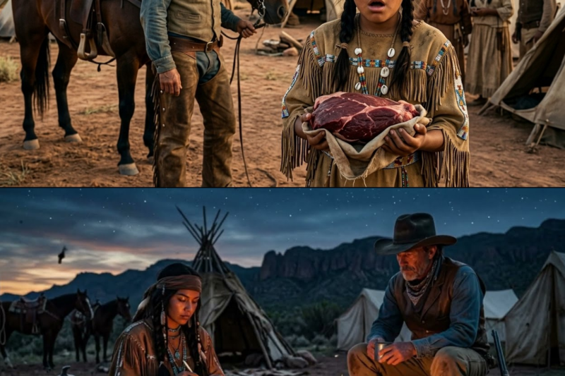 0601Llegó con carne para la tribu apache — Lo que ocurrió al amanecer fue increíble