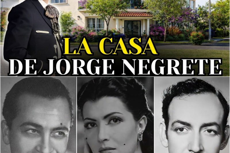 ASÍ era la SORPRENDENTE VIDA de JORGE NEGRETE y su CASA | Fortuna, Desgracias, Amores